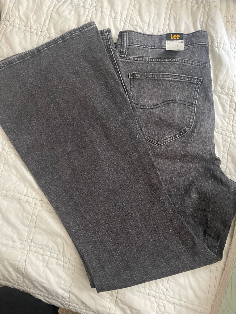 Lee Women's Charcoal Flare Leg Jeans